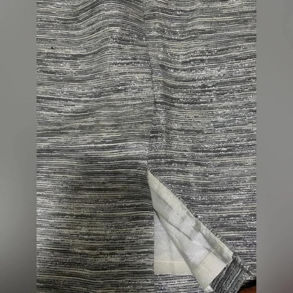 KATE SPADE Women’s  Skirt Silver mettalic Pencil Skirt Knee Length - Picture 3 of 7